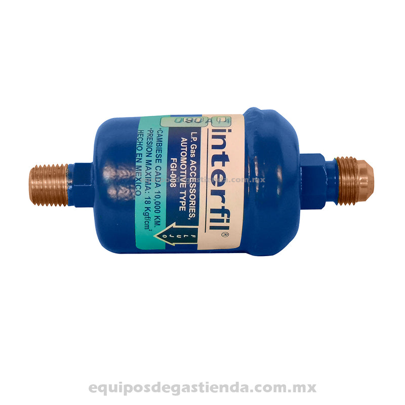 Filtro para gas liquido FGI-008 Interfil